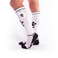 BRUTUS PUPPY Party Socks w. Pockets White / Black