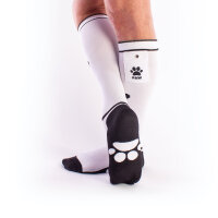 BRUTUS PUPPY Party Socks w. Pockets White / Black