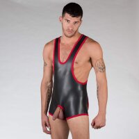 665 Neoprene Open Crotch Wrestling - Red