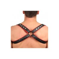 THE RED LEDER HARNESS "BUTTERFLY" SCHWARZ/ROT