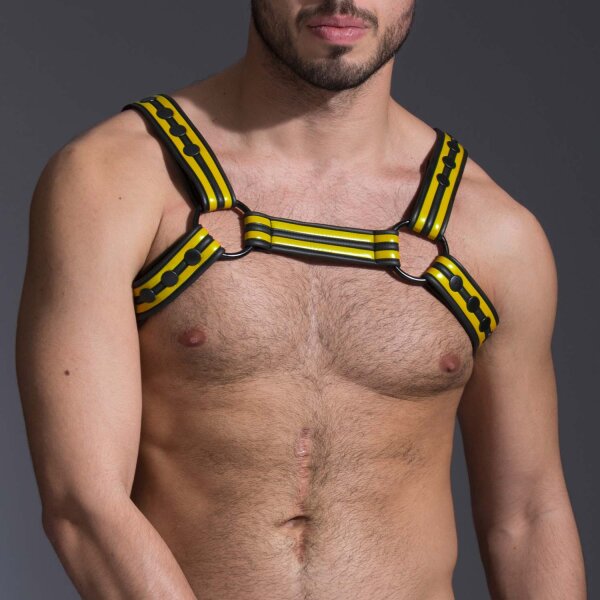 665 Neopren Bulldog Harness - Gelb