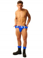 Fist Logo Jock • Blue Größe S