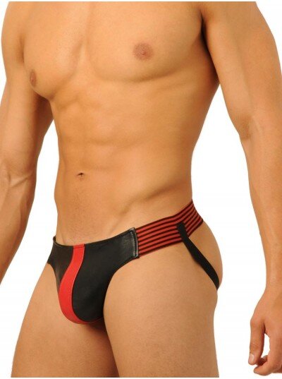 Fist Leather Jock • Red