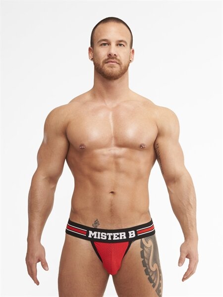 Mister B URBAN Berlin Jockstrap Red Größe S