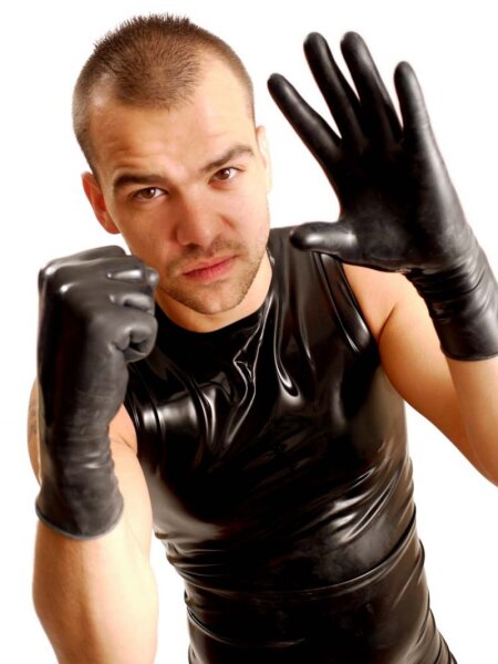 Rubber - Handschuhe Kurz