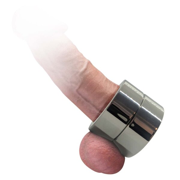 BLACK LABEL Combi Cock Ring + Ball Stretcher