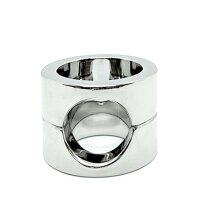 BLACK LABEL Combi Cock Ring + Ball Stretcher