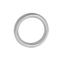 BLACK LABEL Stainless Steel Donut Ring 55 mm