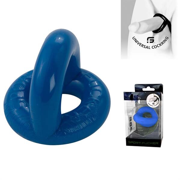 SPORT FUCKER TPR Cock Ring Police Blue