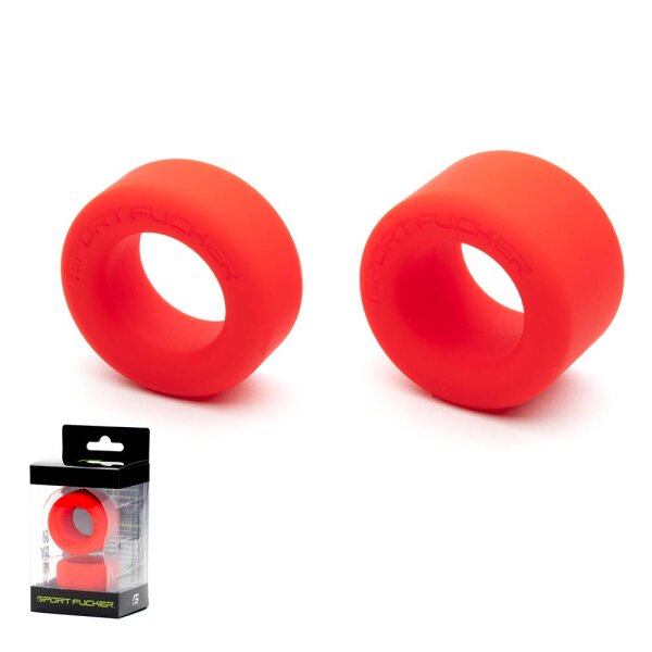 SPORT FUCKER Soft Silicone Nutt Job Set - Red