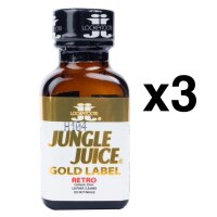 3 x LOCKER ROOM JUNGLE JUICE GOLD LABEL RETRO zu 25 ml (*)