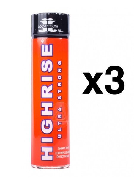 3 x LOCKER ROOM HIGH RISE Ultra Strong 30 ml (*)