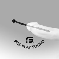 SPORT FUCKER Piss Play Sound 18.42 cm. (7.25 inch) - Black