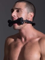 MOI Bad Bone - B | Plastic Head Gag With Black Bone