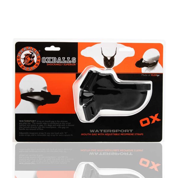 OXBALLS [TPR] Watersport Strap-On Gag - Black