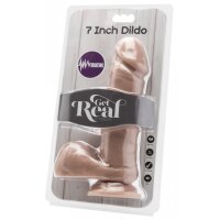 Get Real vibrierender Dildo Ø 4,5 x 16 cm...