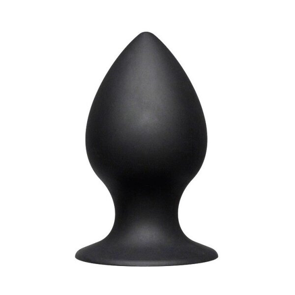 Ace Premium Silicone Anal Plug Small - Black Ø 4,2 cm / Länge 7,8 cm