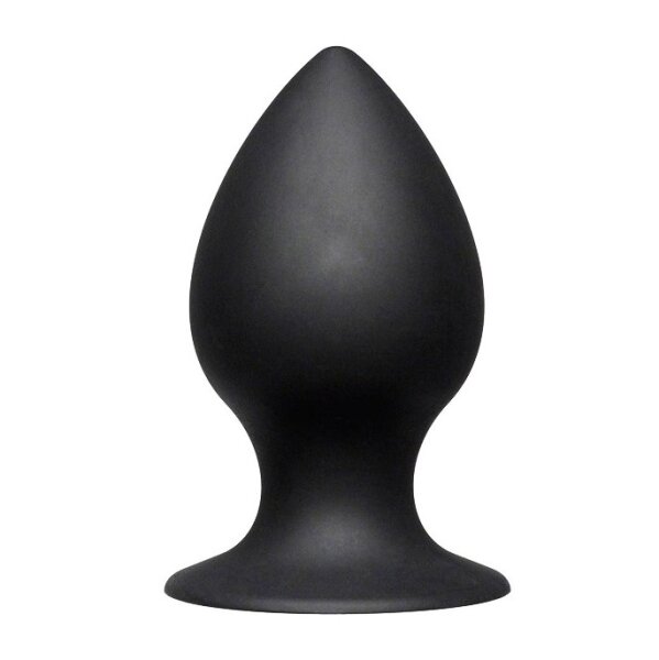 Ace Premium Silicone Anal Plug Small – Black Ø 6 cm / Länge 11,2 cm