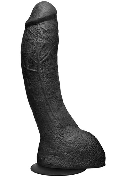 The Perfect P-Spot Ultraskyn Cock (9 inch) - Black Ø 5 cm / Länge 22 cm