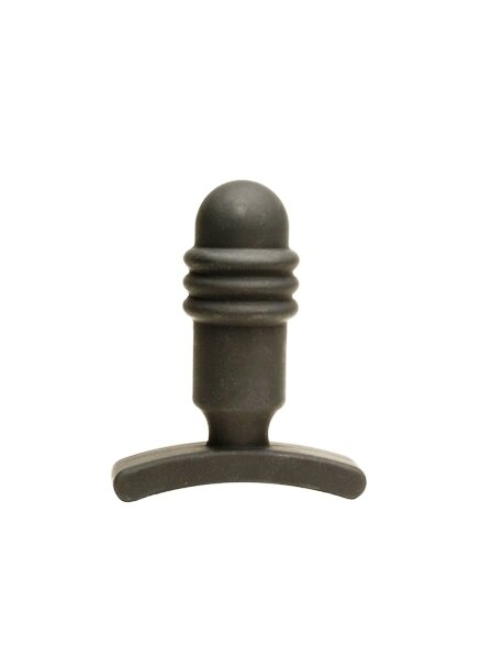 Silicone Piston Plug 10.20 cm. (4.00 inch) - Black