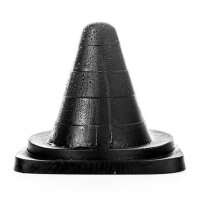 All Black Traffic Cone 19 cm. [AB68]