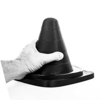 All Black Traffic Cone 19 cm. [AB68]