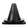 All Black Traffic Cone 19 cm. [AB68]