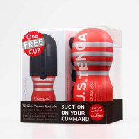 Tenga Cup Vacuum Controller + Tenga Deep Throat Cup - US