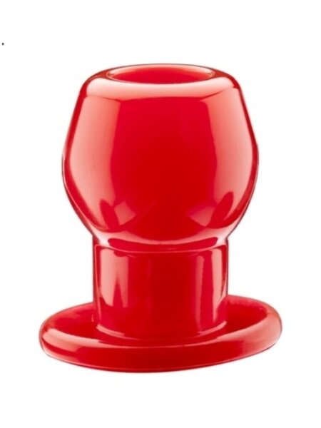 PERFECT-FIT Ass Tunnel Plug Silicone TPR Medium - Red