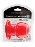 PERFECT-FIT Ass Tunnel Plug Silicone TPR Medium - Red