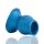 OXBALLS [SIL] Pighole 4 Hollow Plug - Blueballs XL