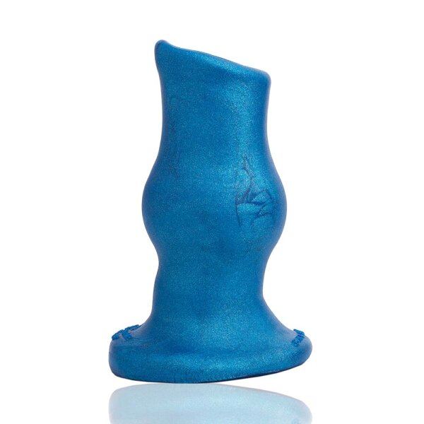 OXBALLS [SIL] Pighole Deep-2 Hollow Plug - Blueballs - Large