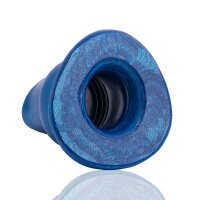 OXBALLS [SIL] Pighole Deep-2 Hollow Plug - Blueballs - Large