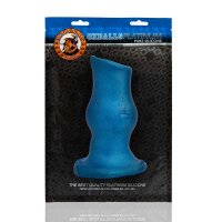 OXBALLS [SIL] Pighole Deep-2 Hollow Plug - Blueballs - Large