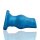 OXBALLS [SIL] Pighole Deep-2 Hollow Plug - Blueballs - Large