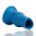 OXBALLS [SIL] Pighole Deep-2 Hollow Plug - Blueballs - Large