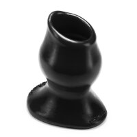 OXBALLS [SIL] Pighole 2 Hollow Plug - Black M