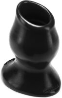 OXBALLS [SIL] Pighole 5 Hollow Plug - Black XXL