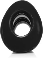 OXBALLS [SIL] Pighole 5 Hollow Plug - Black XXL