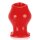 OXBALLS [SIL] Pighole FF Hollow Plug - Red