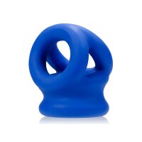 OXBALLS [SIL|TPR] Tri-Squeeze Stretch Sling - Cobalt Blue Ice