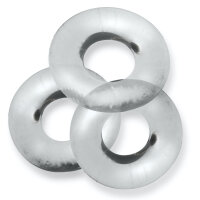 OXBALLS [TPR] Fat Willy Cockring 3-Pack - Clear