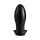 Dragon Egg Soft Silicone Butt Plug S Black Ø 4,5 cm / Länge 12 cm