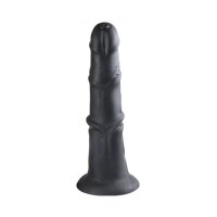 BAD HORSE Silikon-Dildo Horsy M Ø 5 bis 6,5 cm / Länge 32 cm Schwarz