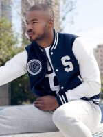 Supawear Sports Club Varsity Jacket Navy Größe M