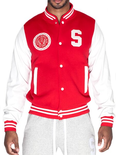 Supawear Sports Club Varsity Jacket Red Größe L