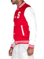 Supawear Sports Club Varsity Jacket Red