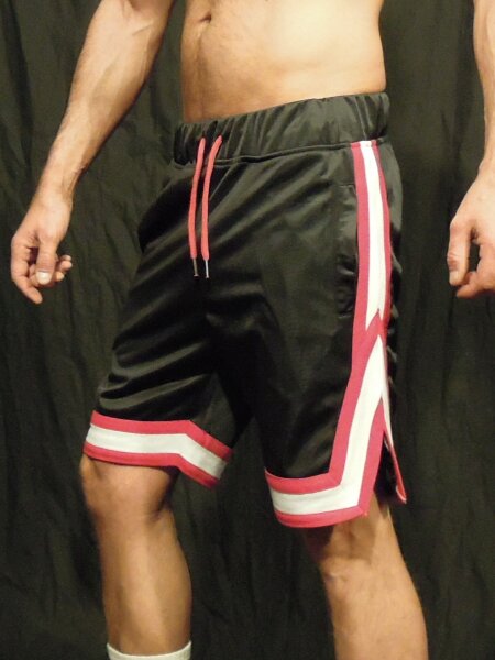 History Basketball Shorts Schwarz