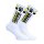 SNEAKFREAXX Woof Puppy Socken Weiß-Gelb