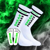 SNEAKFREAXX Socken Bottom Neon Unten Grün